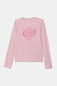Детский лонгслив Guess с эластаном розовый J5RI03.K6YW4.PPYA