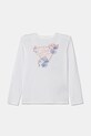 Guess longsleeve dziecięcy z elastanem biały J5RI23.K6YW4.PPYA