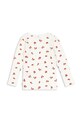 Хлопковый детский лонгслив Konges Sløjd MINNIE BLOUSE GOTS KS102583 бежевый SS25