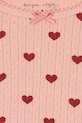 Детска блуза с дълги ръкави Konges Sløjd MINNIE BLOUSE GOTS розов KS102583