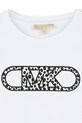 Fete Michael Kors longsleeve copii R30316.86.108 alb