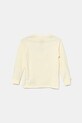 Vans longsleeve din bumbac pentru copii Cuddle Bear VN000MG7E301 galben SS25