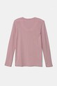 Otroška bombažna majica z dolgimi rokavi United Colors of Benetton 3I9WC10MY.G.Seasonal roza SS25