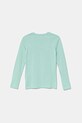 Dječja pamučna majica dugih rukava United Colors of Benetton 3I9WC10MY.G.Seasonal tirkizna SS25