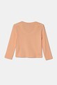 Дитячий бавовняний лонгслів United Colors of Benetton 3I9WG10HV.P.Seasonal помаранчевий SS25