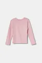 United Colors of Benetton longsleeve bawełniany dziecięcy 3I9WG10HV.P.Seasonal różowy SS25