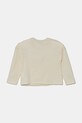 United Colors of Benetton longsleeve din bumbac pentru copii 3I1XG10IL.P.Seasonal bej SS25