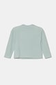 United Colors of Benetton gyerek pamut hosszú ujjú felső 3I1XG10IL.P.Seasonal türkiz SS25