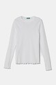 United Colors of Benetton longsleeve dziecięcy z elastanem biały 3F1AC10N1.G.Seasonal