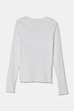 United Colors of Benetton longsleeve dziecięcy 3F1AC10N1.G.Seasonal biały SS25