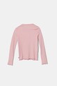 United Colors of Benetton longsleeve copii 3F1AC10N1.G.Seasonal roz SS25