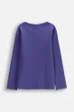 Detské tričko s dlhým rukávom Coccodrillo WC5143104CGK fialová SS25