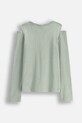 Coccodrillo longsleeve copii WC5143103DGJ verde SS25