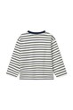 Băieți Liewood longsleeve din bumbac pentru copii Tyler Stripe Longsleeve T-shirt LW19811 alb