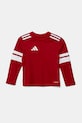 Detské tričko s dlhým rukávom adidas Performance JJ0041 červená SS25