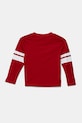 Chlapec Detské tričko s dlhým rukávom adidas Performance JJ0041 červená
