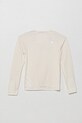 The North Face longsleeve dziecięcy TEEN SUNRISER L/S TEE NF0A8AN6QLI1 beżowy SS25