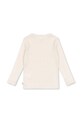 Дитячий бавовняний лонгслів Konges Sløjd MINNA BLOUSE GOTS KS102814 бежевий SS25