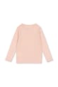 Konges Sløjd longsleeve bawełniany dziecięcy MINNA BLOUSE GOTS KS102814 różowy SS25