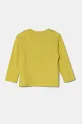 Detská bavlnená košeľa s dlhým rukávom United Colors of Benetton 3I1XG10HS.P.Seasonal žltá SS25