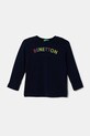 United Colors of Benetton longsleeve din bumbac pentru copii print bleumarin 3I1XG10HS.P.Seasonal