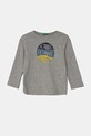 United Colors of Benetton longsleeve din bumbac pentru copii print gri 3I1XG10HS.P.Seasonal
