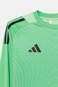 Dětské tričko s dlouhým rukávem adidas Performance zelená JI9702