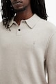 Светр з домішкою вовни AllSaints STATTEN M038KA бежевий AW25