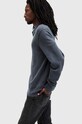 Îmbrăcăminte AllSaints pulover din amestec de lana STATTEN M038KA albastru
