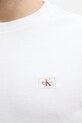 Памучна блуза с дълги ръкави Calvin Klein Jeans J30J327117 бял