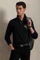 Polo Ralph Lauren longsleeve bawełniany bawełna czarny 710968950
