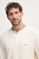 Tommy Hilfiger longsleeve din bumbac bej MW0MW37507