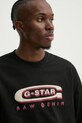 G-Star longsleeve din bumbac negru D25152.C336