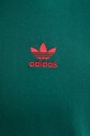 Бавовняний лонгслів adidas Originals Rugby polo JC9915 зелений