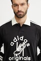 adidas Originals longsleeve RUGBY negru JD1091
