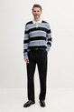 Vlněný svetr Armani Exchange XM000683.AF12929 modrá SS25