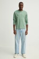 Хлопковая футболка Marc O'Polo 520201252020 зелёный SS25
