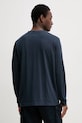 Odzież Marc O'Polo longsleeve bawełniany 522224652064 granatowy