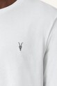 AllSaints longsleeve bawełniany BRACE M033JB biały SS25