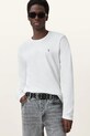 AllSaints longsleeve bawełniany BRACE biały M033JB