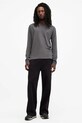 AllSaints longsleeve din bumbac BRACE gri M033JB