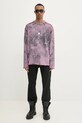 Diesel longsleeve T-CRAHOR-LS-R1 T-SHIRT A16166.0GIAR różowy SS25