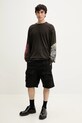 Бавовняний лонгслів Diesel T-BOXT-LS-R4 T-SHIRT A16216.0DRAM коричневий SS25