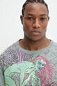 Diesel longsleeve din bumbac T-BOXT-LS-R12 T-SHIRT gri A17641.0SLBT
