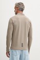 Odzież EA7 Emporio Armani longsleeve męski bawełniany z elastanem PJVQZ.8NPF15 beżowy