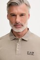 EA7 Emporio Armani longsleeve męski bawełniany z elastanem beżowy PJVQZ.8NPF15