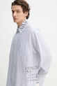 MM6 Maison Margiela koszula bawełniana biały SH0DT0014.M35251