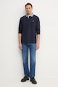 Gant longsleeve din bumbac 2004082 bleumarin AW25