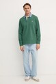 Gant longsleeve din bumbac 2004082 verde SS25