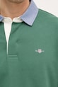 Gant longsleeve din bumbac 2004082 verde